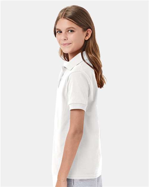 Hanes Youth EcoSmart® Jersey Polo 054Y