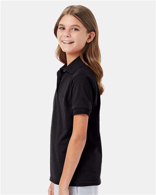 Hanes Youth EcoSmart® Jersey Polo 054Y