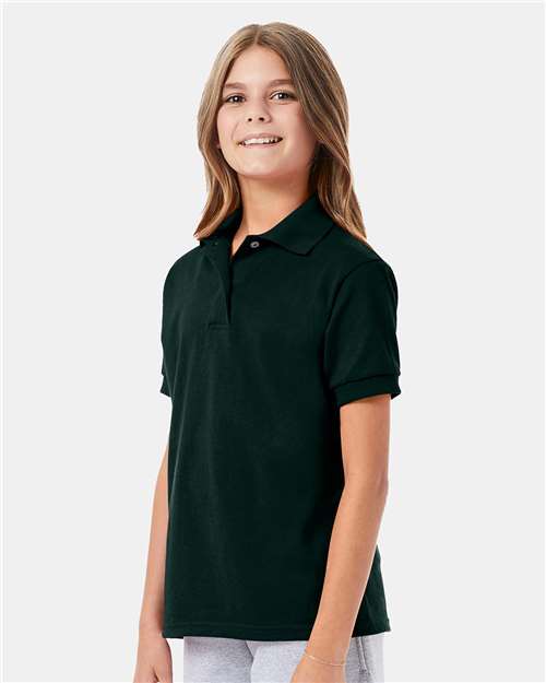 Hanes Youth EcoSmart® Jersey Polo 054Y