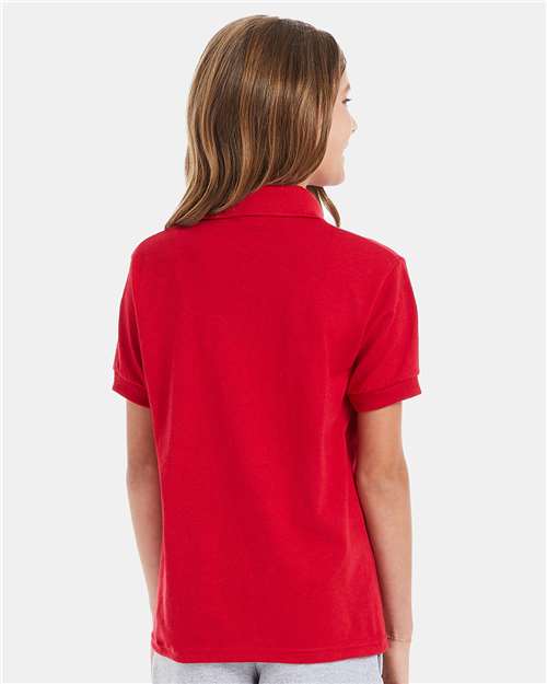 Hanes Youth EcoSmart® Jersey Polo 054Y