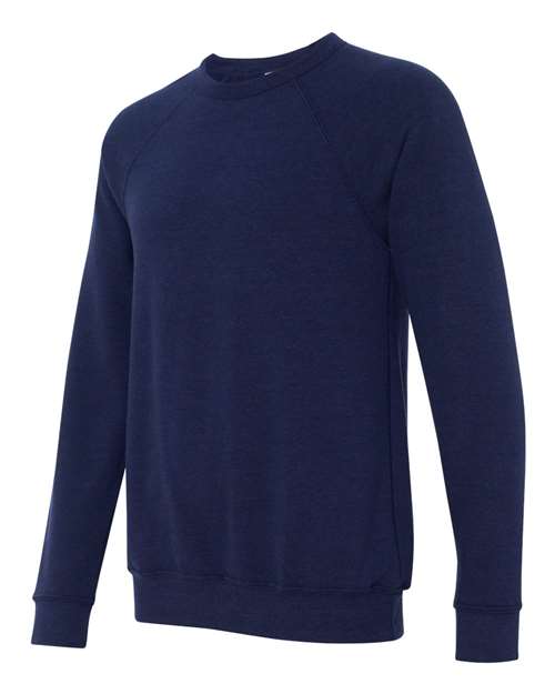 BELLA + CANVAS Unisex Sponge Fleece Raglan Crewneck Sweatshirt 3901