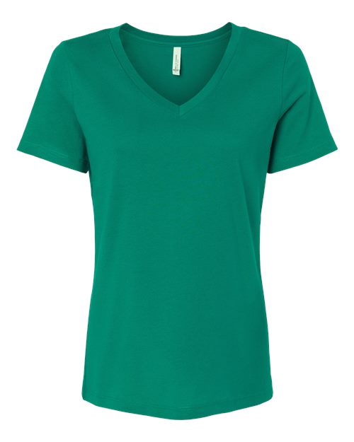 BELLA + CANVAS Women’s Relaxed Jersey V-Neck Tee 6405