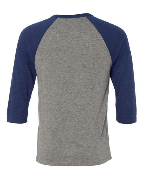 BELLA + CANVAS Unisex Three-Quarter Sleeve Baseball Tee 3200