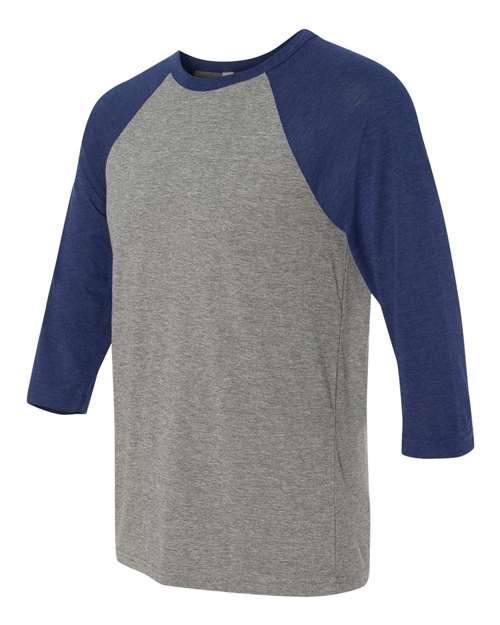 BELLA + CANVAS Unisex Three-Quarter Sleeve Baseball Tee 3200