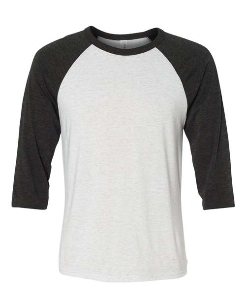 BELLA + CANVAS Unisex Three-Quarter Sleeve Baseball Tee 3200