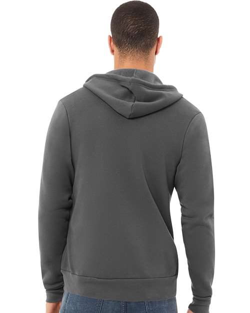 BELLA + CANVAS Unisex Sponge Fleece Full-Zip Hoodie Sweatshirt 3739