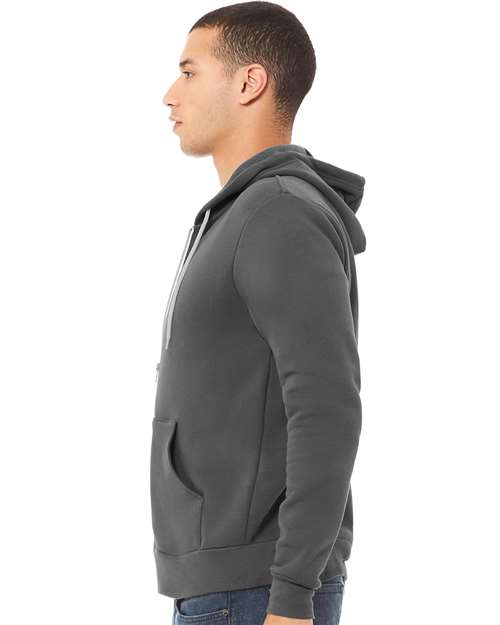 BELLA + CANVAS Unisex Sponge Fleece Full-Zip Hoodie Sweatshirt 3739