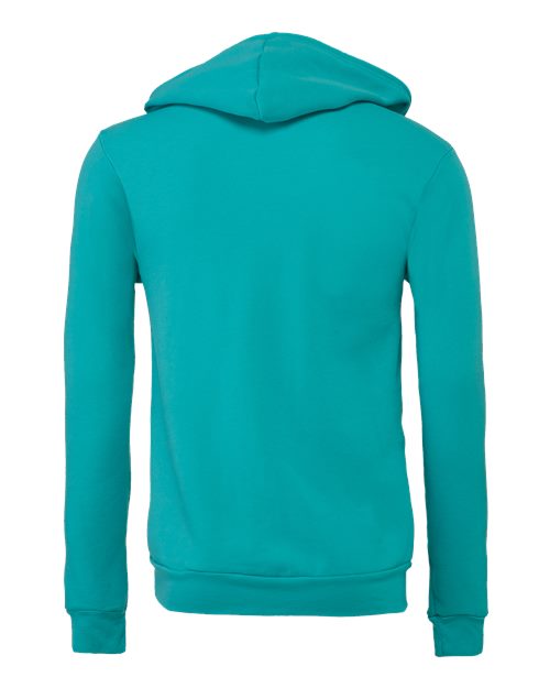 BELLA + CANVAS Unisex Sponge Fleece Full-Zip Hoodie Sweatshirt 3739