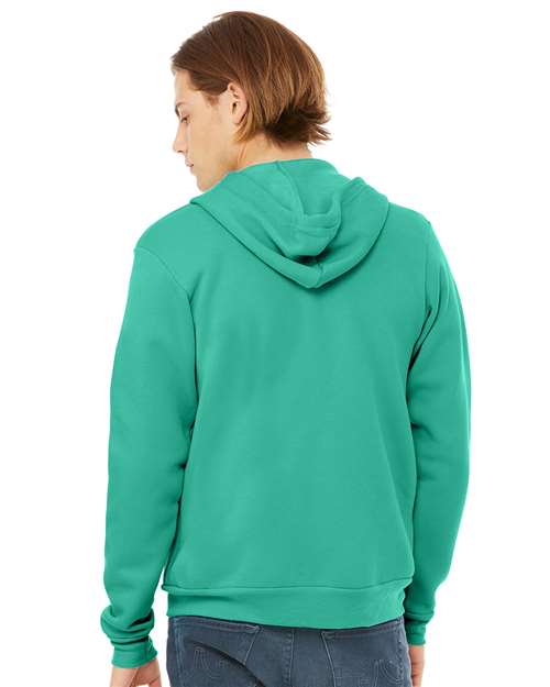 BELLA + CANVAS Unisex Sponge Fleece Full-Zip Hoodie Sweatshirt 3739