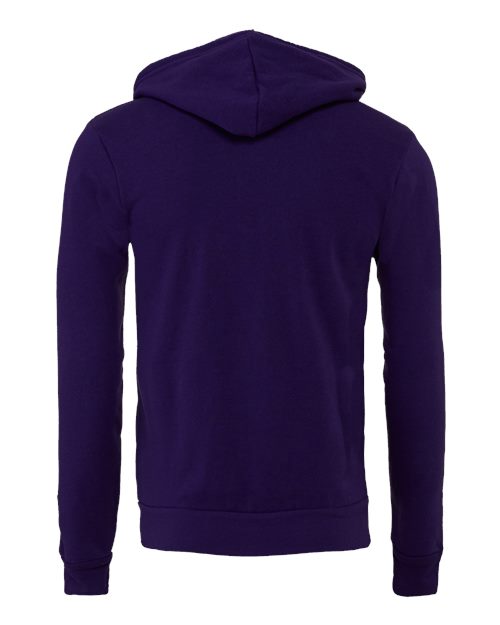 BELLA + CANVAS Unisex Sponge Fleece Full-Zip Hoodie Sweatshirt 3739