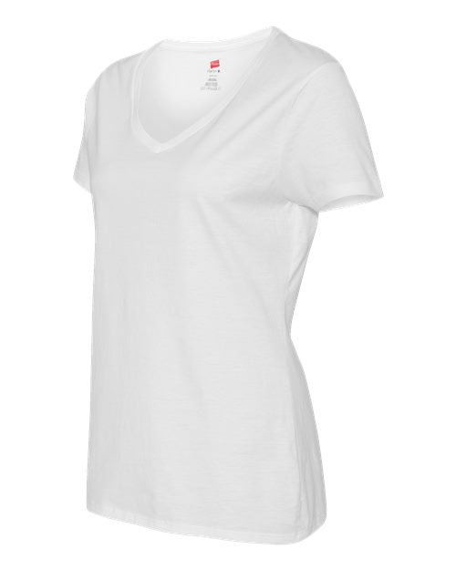 Hanes Women's Perfect-T V-Neck T-Shirt S04V