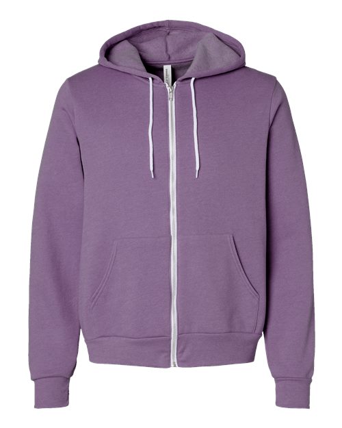 BELLA + CANVAS Unisex Sponge Fleece Full-Zip Hoodie Sweatshirt 3739