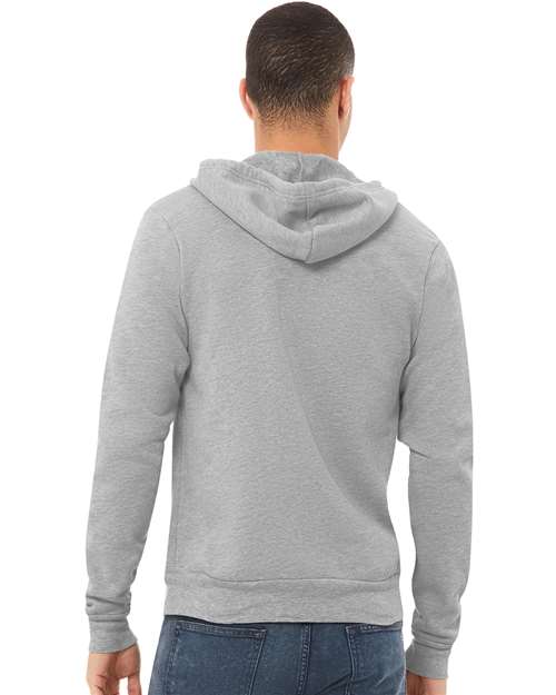 BELLA + CANVAS Unisex Sponge Fleece Full-Zip Hoodie Sweatshirt 3739