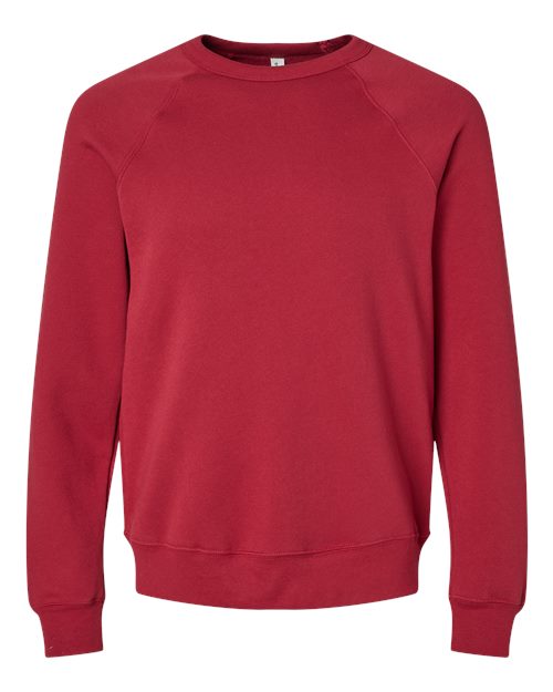 BELLA + CANVAS Unisex Sponge Fleece Raglan Crewneck Sweatshirt 3901