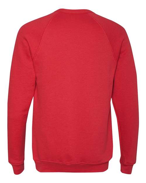 BELLA + CANVAS Unisex Sponge Fleece Raglan Crewneck Sweatshirt 3901