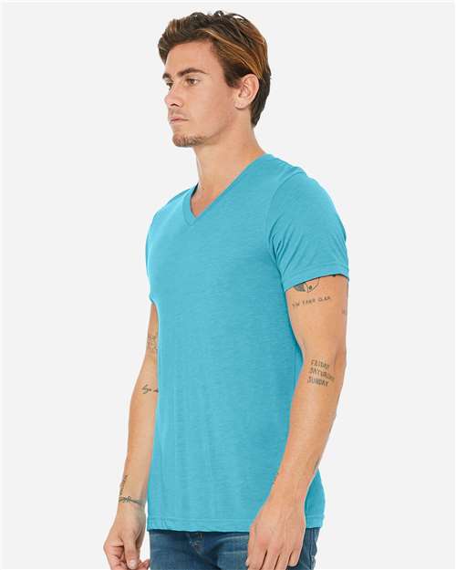 BELLA + CANVAS Unisex Triblend V-Neck Tee 3415