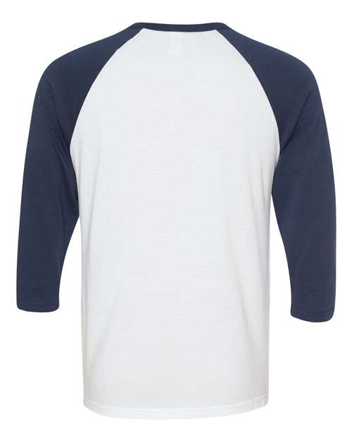 BELLA + CANVAS Unisex Three-Quarter Sleeve Baseball Tee 3200