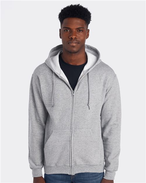 JERZEES Unisex NuBlend® Full-Zip Hooded Sweatshirt 993MR