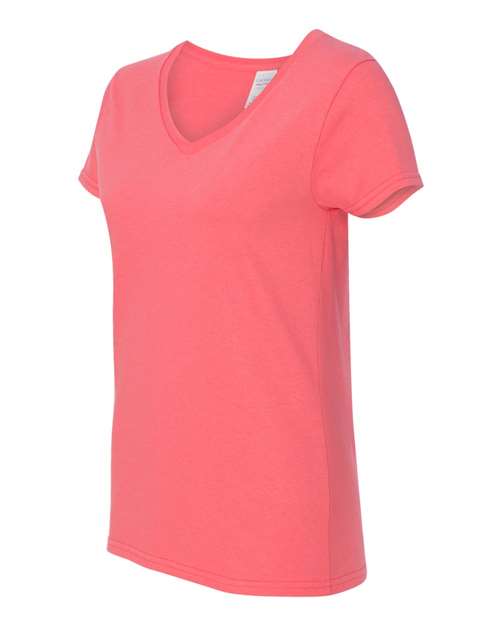 Gildan Women's Heavy Cotton™ V-Neck T-Shirt 5V00L