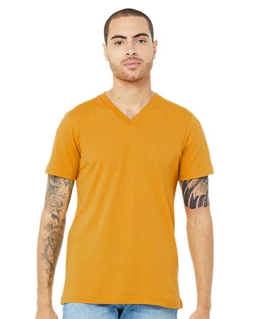 BELLA + CANVAS Unisex Jersey V-Neck Tee 3005