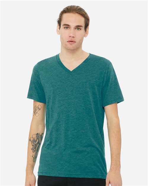 BELLA + CANVAS Unisex Triblend V-Neck Tee 3415
