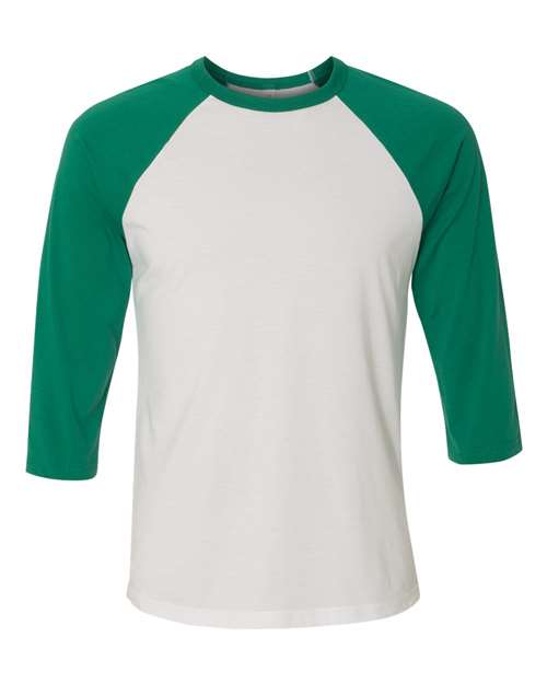 BELLA + CANVAS Unisex Three-Quarter Sleeve Baseball Tee 3200