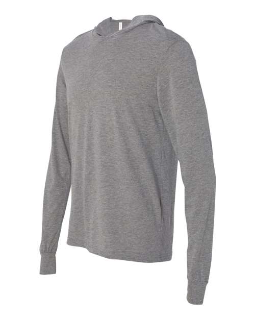 BELLA + CANVAS Unisex Jersey Hooded Long Sleeve Tee 3512