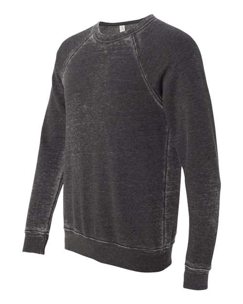 BELLA + CANVAS Unisex Sponge Fleece Raglan Crewneck Sweatshirt 3901