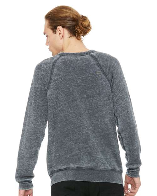 BELLA + CANVAS Unisex Sponge Fleece Raglan Crewneck Sweatshirt 3901
