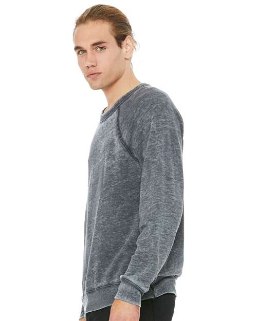 BELLA + CANVAS Unisex Sponge Fleece Raglan Crewneck Sweatshirt 3901