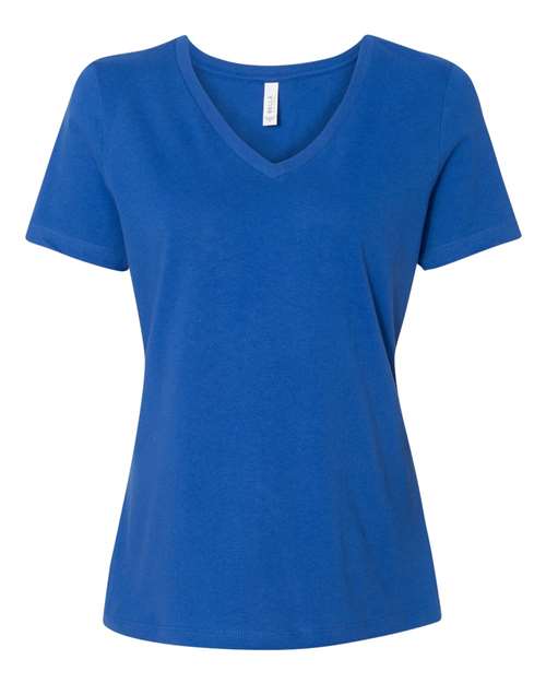 BELLA + CANVAS Women’s Relaxed Jersey V-Neck Tee 6405