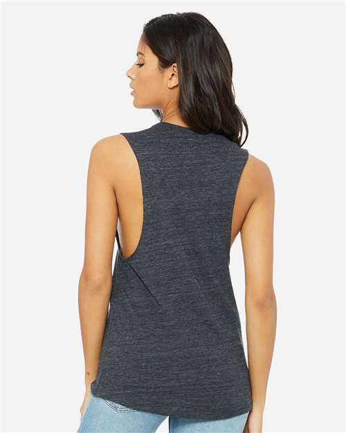 BELLA + CANVAS Women's Flowy Scoop Muscle Tank 8803