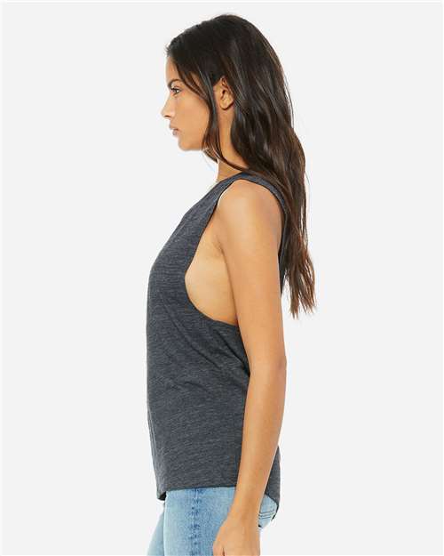 BELLA + CANVAS Women's Flowy Scoop Muscle Tank 8803