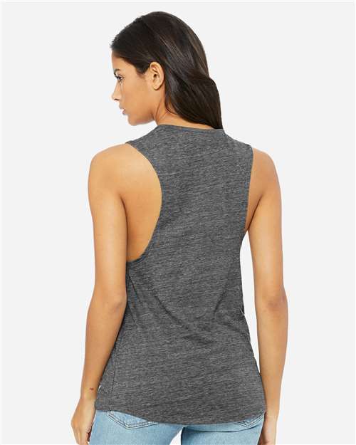 BELLA + CANVAS Women's Flowy Scoop Muscle Tank 8803