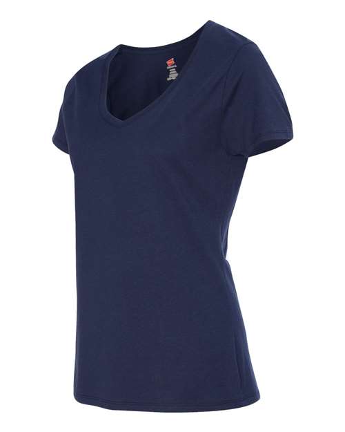 Hanes Women's Perfect-T V-Neck T-Shirt S04V