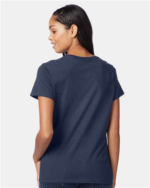Hanes Women's Perfect-T V-Neck T-Shirt S04V
