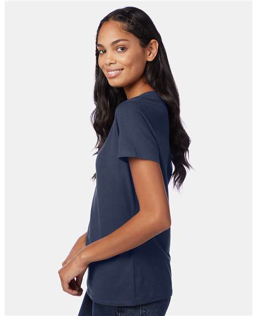 Hanes Women's Perfect-T V-Neck T-Shirt S04V