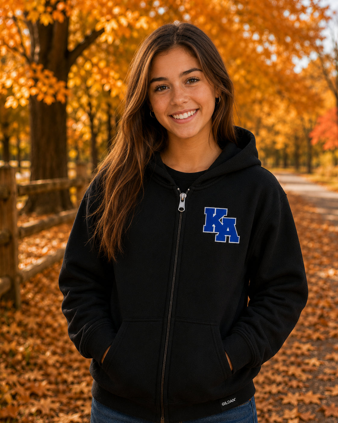 High School Full zip jacket