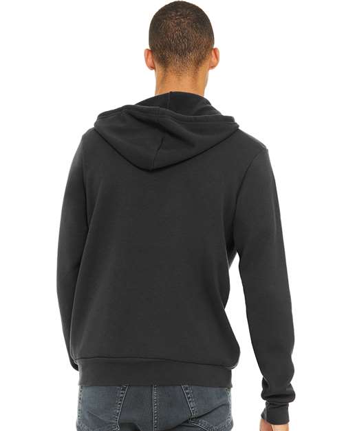 BELLA + CANVAS Unisex Sponge Fleece Full-Zip Hoodie Sweatshirt 3739