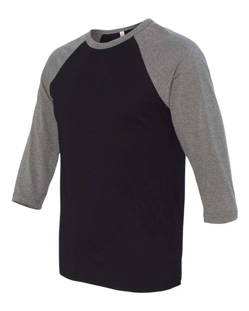 BELLA + CANVAS Unisex Three-Quarter Sleeve Baseball Tee 3200