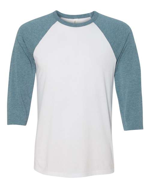 BELLA + CANVAS Unisex Three-Quarter Sleeve Baseball Tee 3200
