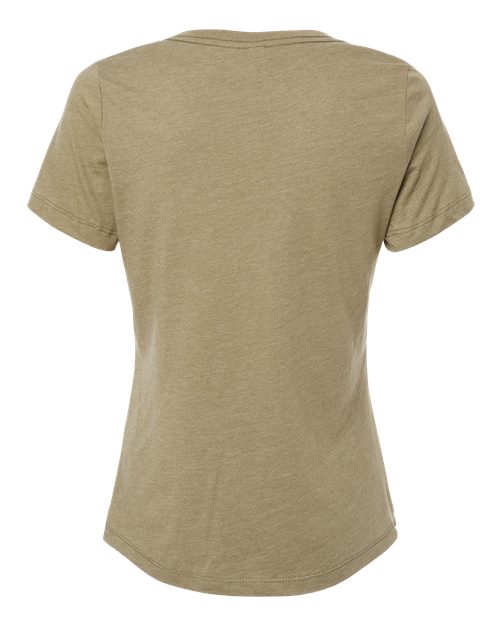BELLA + CANVAS Women's Relaxed Heather CVC V-Neck Tee 6405CVC