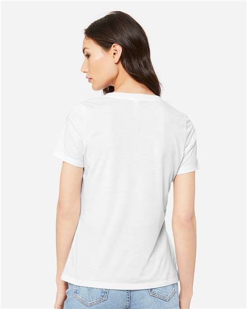 BELLA + CANVAS Women's Relaxed Triblend V-Neck Tee 6415
