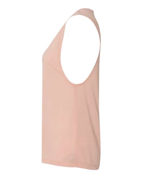 BELLA + CANVAS Women's Flowy Scoop Muscle Tank 8803