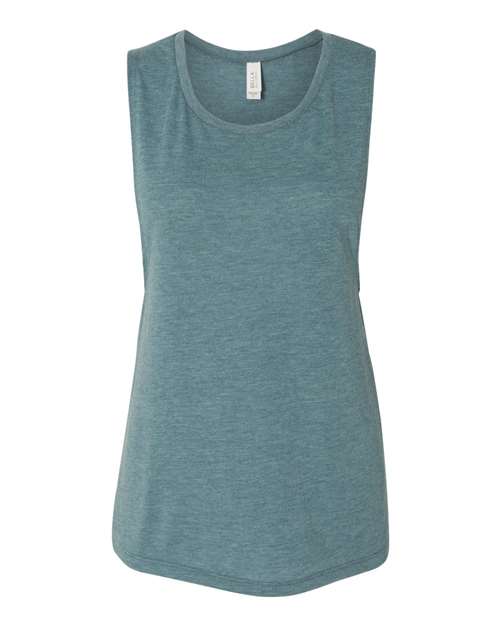 BELLA + CANVAS Women's Flowy Scoop Muscle Tank 8803