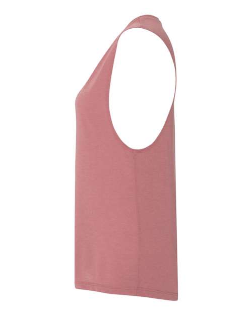 BELLA + CANVAS Women's Flowy Scoop Muscle Tank 8803