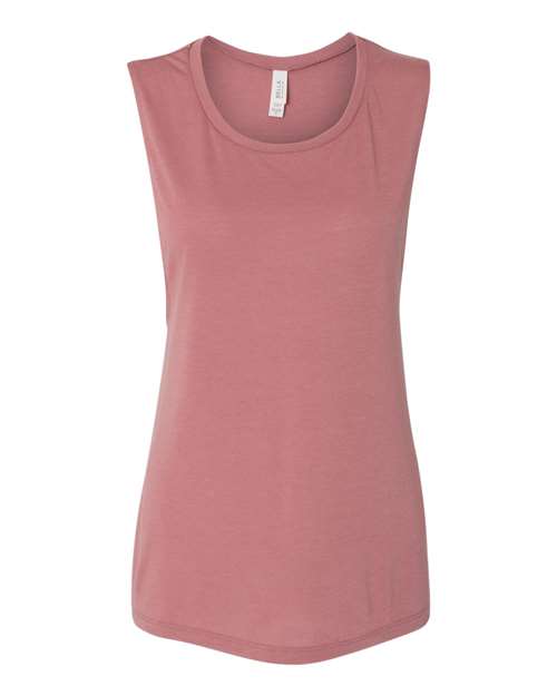 BELLA + CANVAS Women's Flowy Scoop Muscle Tank 8803