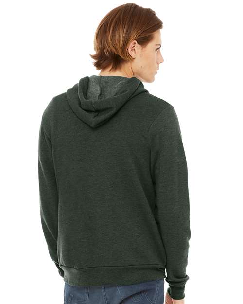BELLA + CANVAS Unisex Sponge Fleece Full-Zip Hoodie Sweatshirt 3739