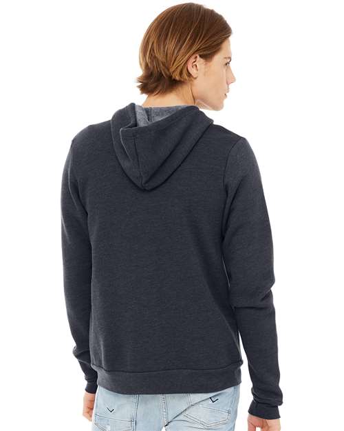 BELLA + CANVAS Unisex Sponge Fleece Full-Zip Hoodie Sweatshirt 3739