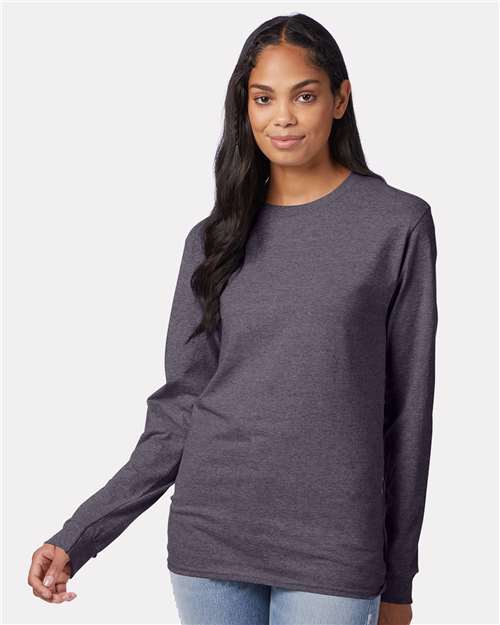 Hanes Authentic Long Sleeve T-Shirt 5586